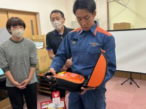 職員研修（救急手当について）